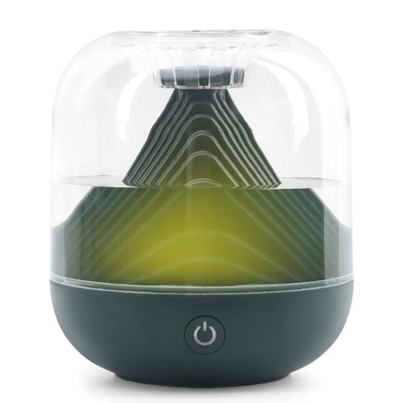 Air Humidifier USB Rechargeable Aroma Diffuser Ultrasonic Cool Mist Maker Fogger Lamp Difusor 2 Speed Adjustment Humidifier