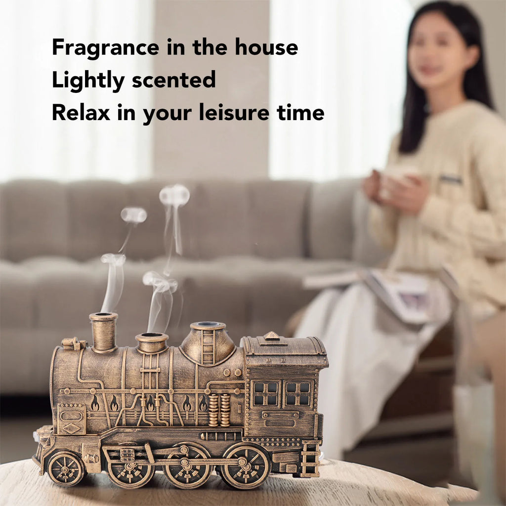 300ml Train Air Humidifier Ultrasonic Aromatherapy Diffusers Mist Maker Fragrance Essential Oil Aroma Difusor
