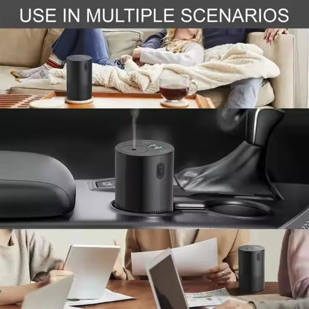 Portable Essential Oil Diffuser Smell Distributor Electric Smell For Home Office Car Air Freshener Rechargeable Scent Diffusers