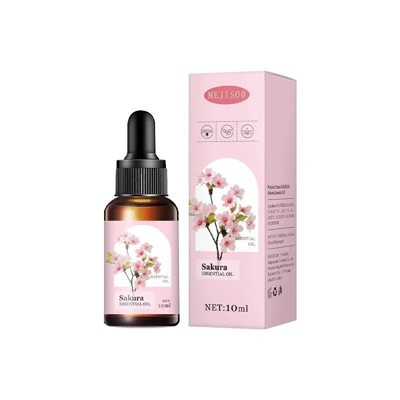 10ml Plant essential oil. Dropper water-soluble. 9 scents. Air freshener. Deodorant. Aromatherapy essential oil.