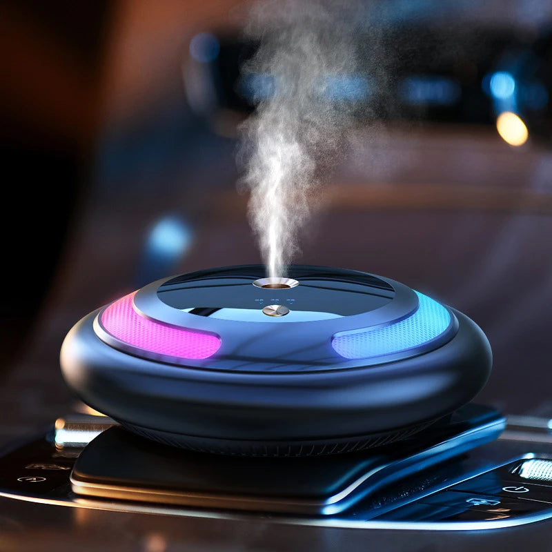 Smart Car Humidifier Essential Oil Diffuser LED Light Fragrance Aromatherapy  Air Freshener  Perfume Car Diffuser