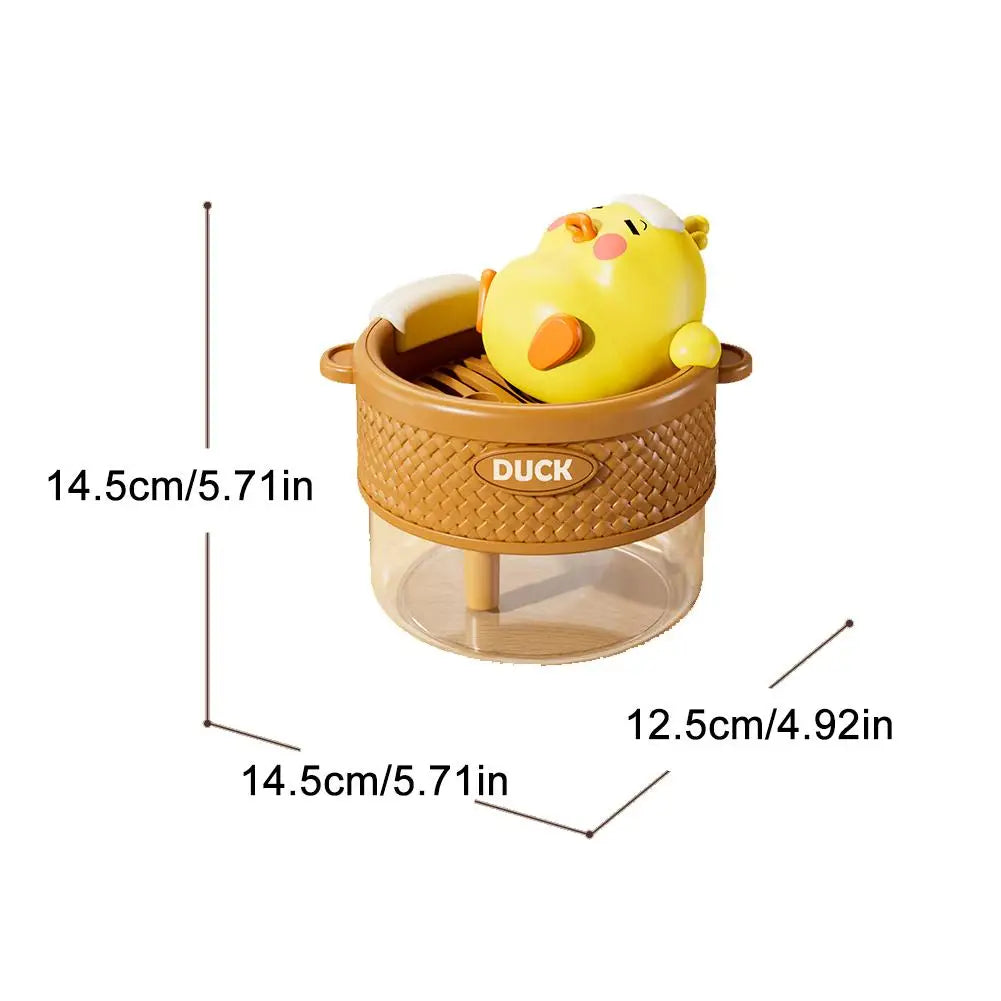 cute and compact duck humidifier 500mAh 320ml comfortable humid air without disturbing sleep Easy-to-use humidifier