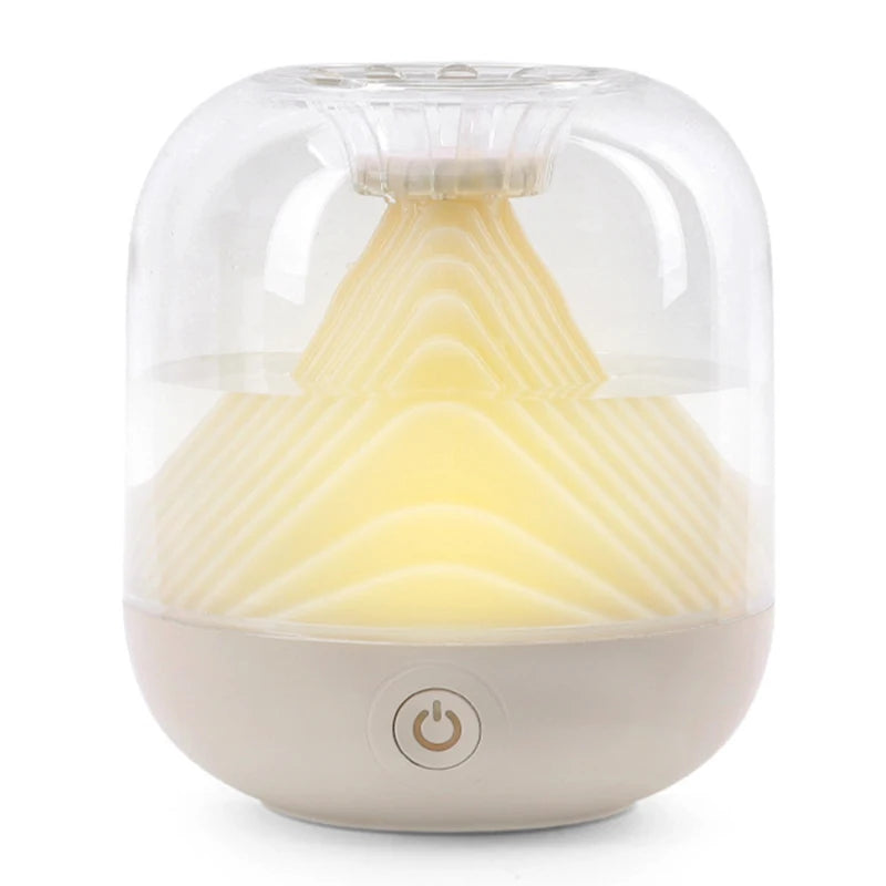 Air Humidifier USB Rechargeable Aroma Diffuser Ultrasonic Cool Mist Maker Fogger Lamp Difusor 2 Speed Adjustment Humidifier