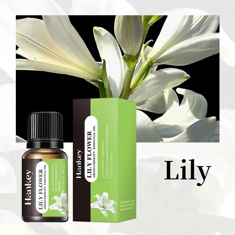 20 Flavors Essential Oils for Aroma Diffuser Air Humidifier 10ml Water-soluble Orange Lavender Air Freshener Scents Fragrance