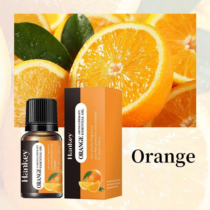 20 Flavors Essential Oils for Aroma Diffuser Air Humidifier 10ml Water-soluble Orange Lavender Air Freshener Scents Fragrance