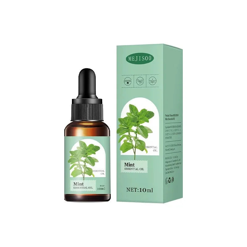 10ml Plant essential oil. Dropper water-soluble. 9 scents. Air freshener. Deodorant. Aromatherapy essential oil.