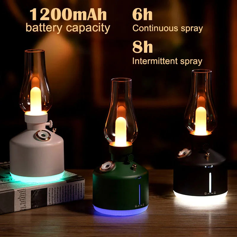 2025 New Style Time lamp humidifier desktop aromatherapy USB wireless small new humidifier