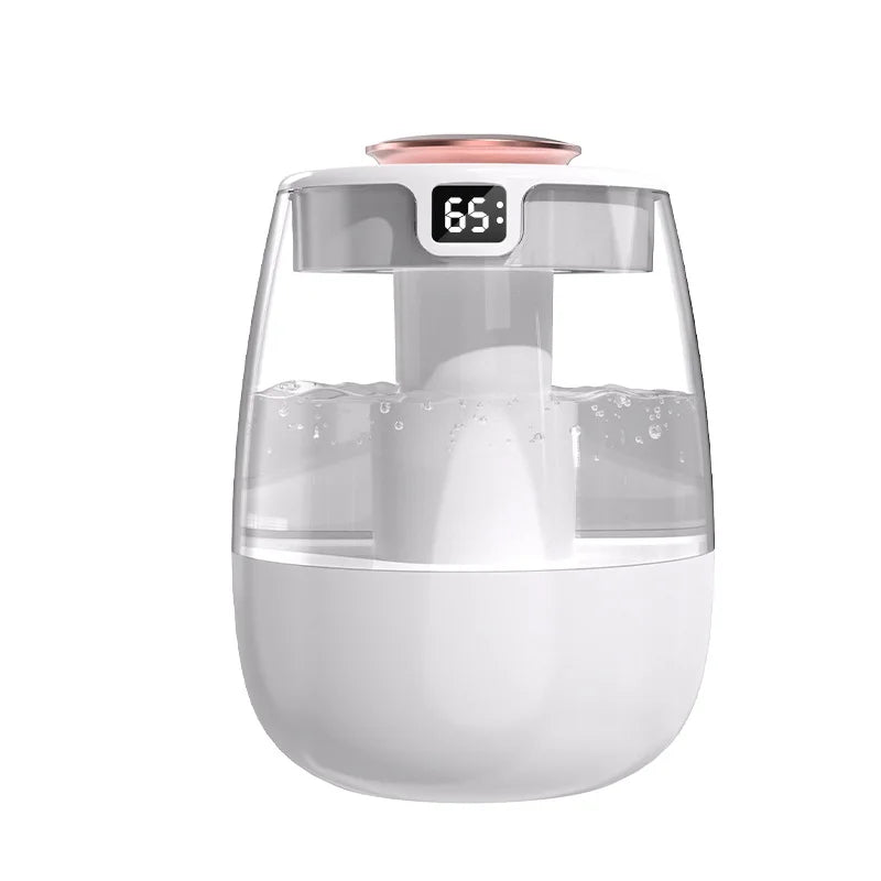 Air Humidifier Aroma Humidifier Double Spray Port Essential Oil Diffuser USB Water Humidifier with Light for Home Office