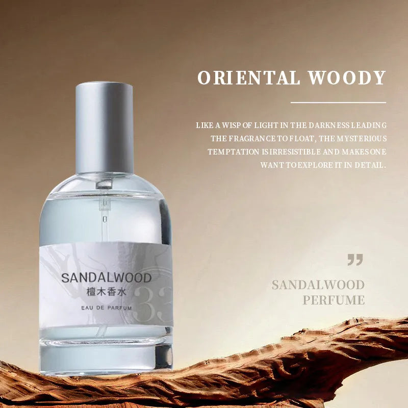 Sandalwood Skin Scent Perfume,Woody Notes Cedar Vetiver Men Fragrance Spray,Citrus Jasmine Amber Floral Fruity Women Body Mist