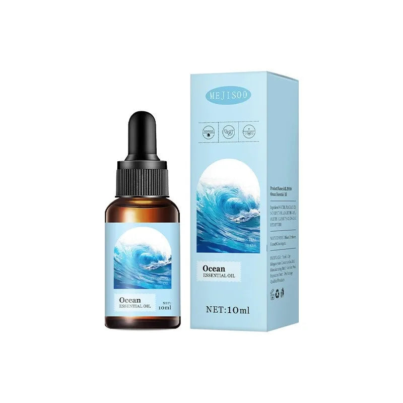 10ml Plant essential oil. Dropper water-soluble. 9 scents. Air freshener. Deodorant. Aromatherapy essential oil.