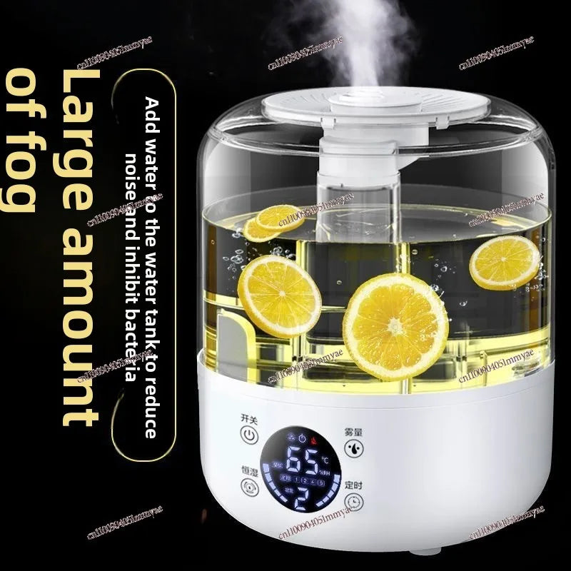 Humidifier Bedroom Household Light Sound Large Capacity Sprayer Air Conditioning Sterilization Aromatherapy Essential