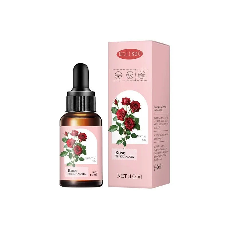 10ml Plant essential oil. Dropper water-soluble. 9 scents. Air freshener. Deodorant. Aromatherapy essential oil.