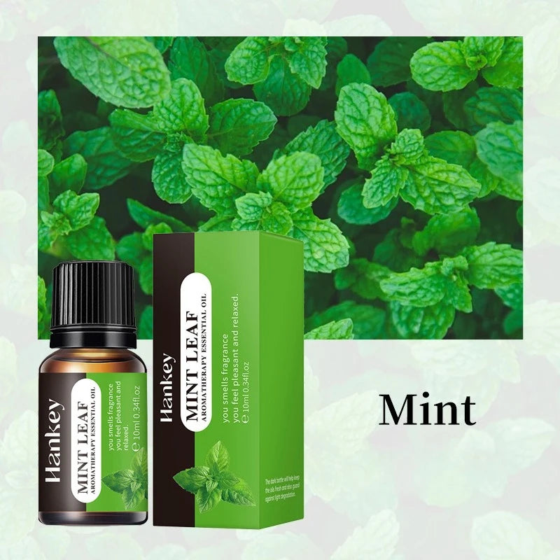 20 Flavors Essential Oils for Aroma Diffuser Air Humidifier 10ml Water-soluble Orange Lavender Air Freshener Scents Fragrance