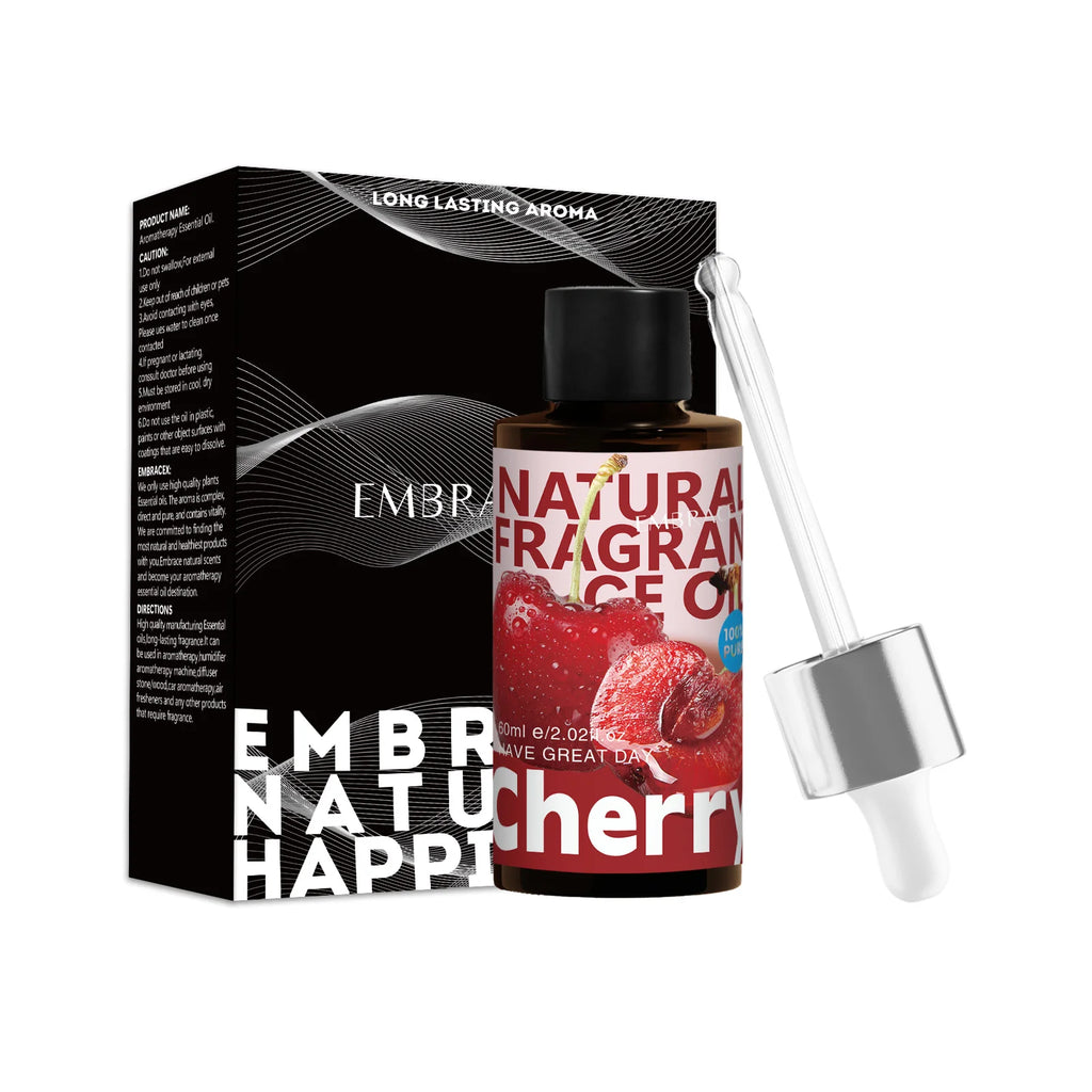 60 ml Cherry Essential Oil Fruit Fragrance Sweet Scent Long lasting Candle Making Car Aromatherapy Gift for Friends