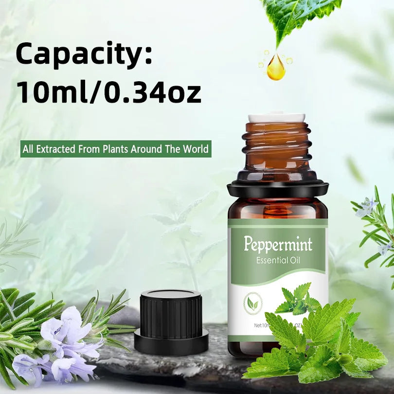 18 Flavors Essential Oils for Aroma Diffuser Air Humidifier Home Water-soluble 10ml Air Freshener Scents Fragrance Oil Perfume