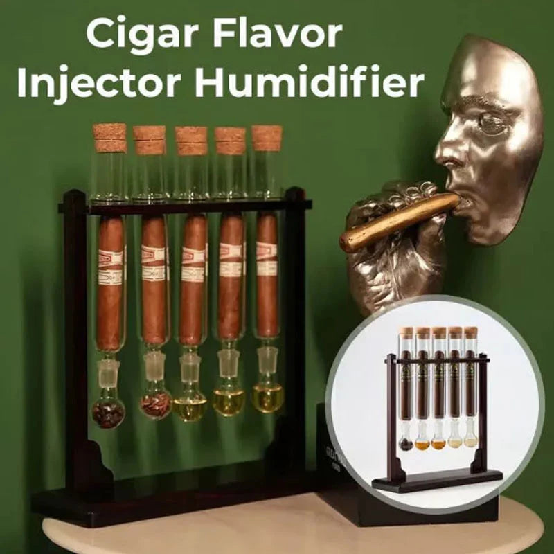 Cigar Flavor Injector Humidifier Aroma & Moisture Infusion Tool for Humidor Keeps Cigars Fresh with Custom Humidity Control