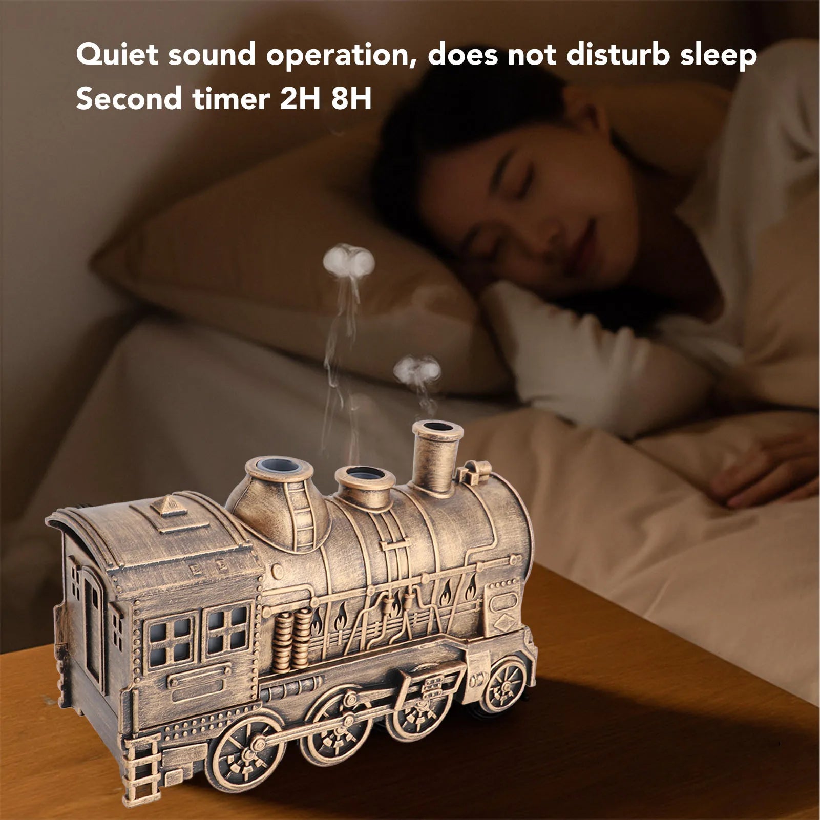 300ml Train Air Humidifier Ultrasonic Aromatherapy Diffusers Mist Maker Fragrance Essential Oil Aroma Difusor