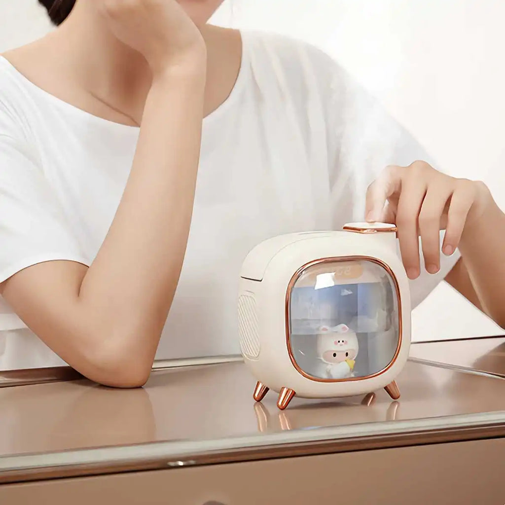 Humidifier Small Mist Capacity Home Bedroom Mini Office Desk Silent High Beauty Cute Aromatherapy Humidifier