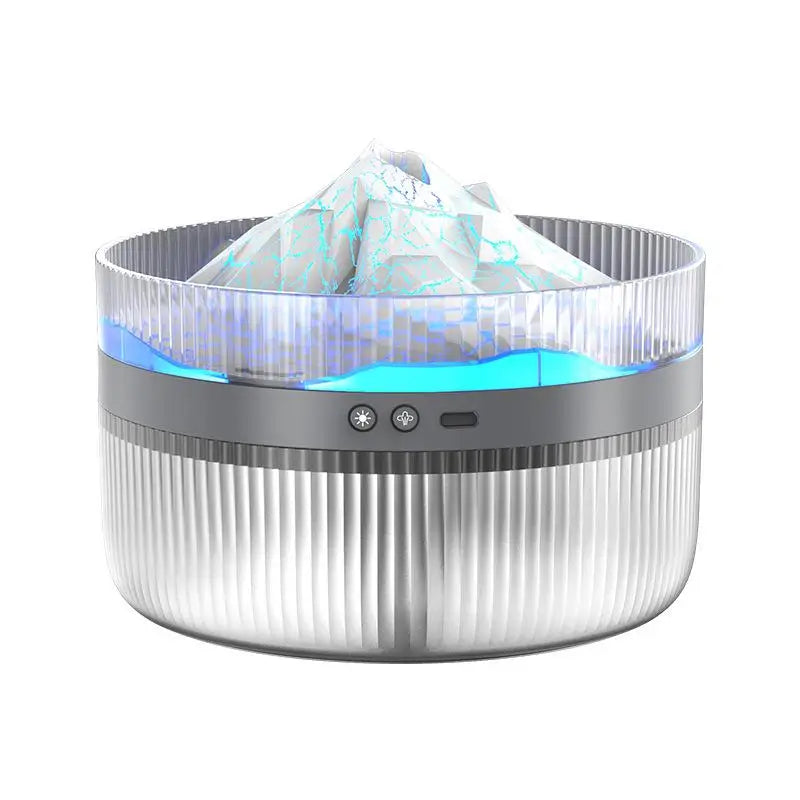 2L Car Volcano Air Humidifier Electric USB Aromatherapy Humidificadore Water Mist Diffuser Purifier Air Freshener Colorful Light