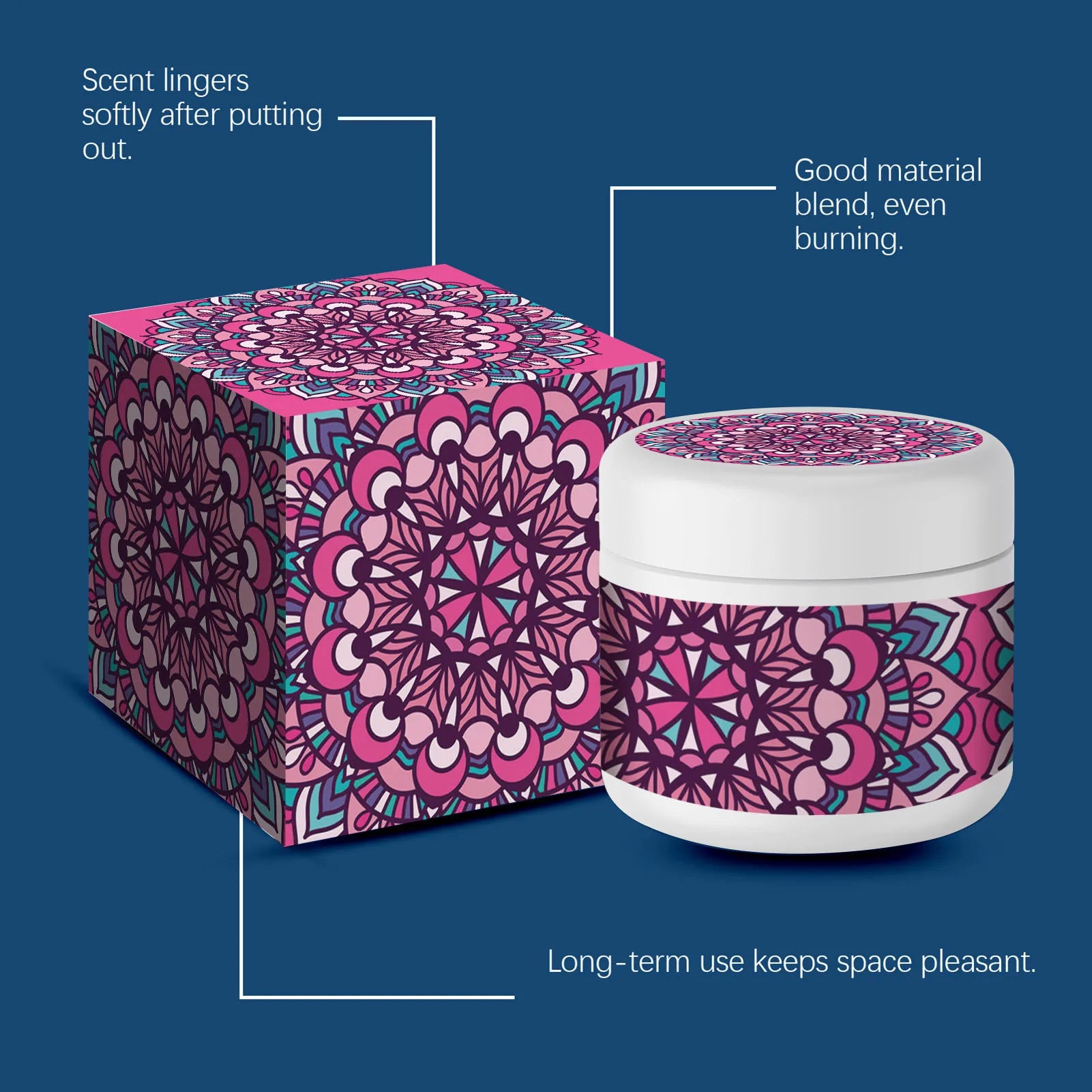 Sandalwood-scented Candle For Anxiety Relief Stress & Anxiety Relief, Mood Enhancer Romantic Dinner Ambiances